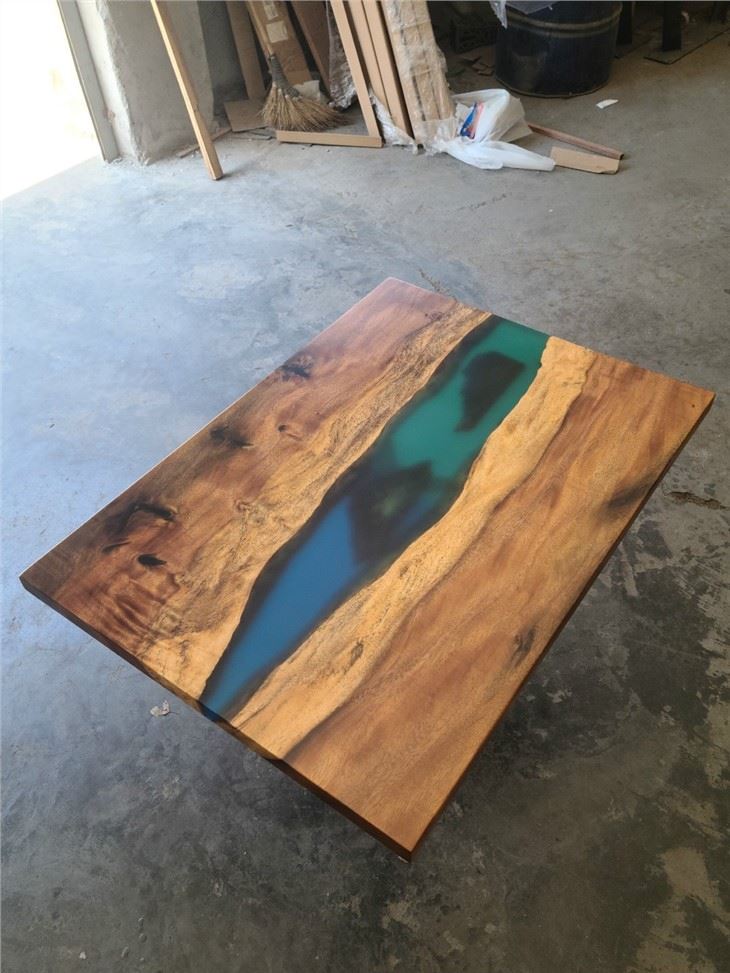Resin Black Walnut Island Coffee Table Top Suppliers