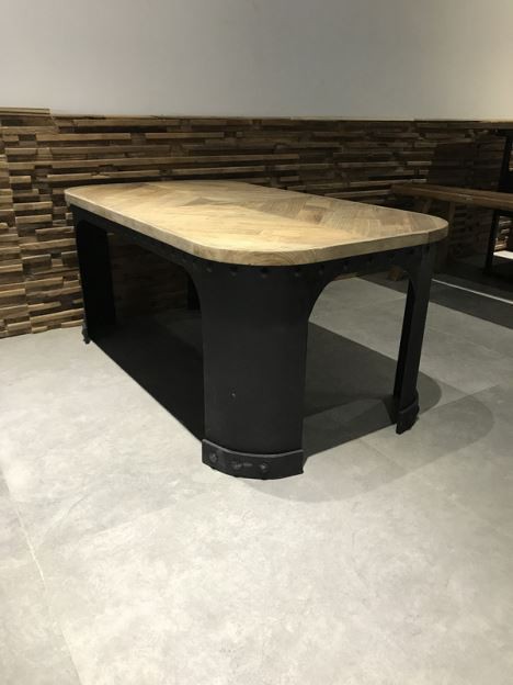 Tái chế Bàn trà gỗ rắn Old Elm