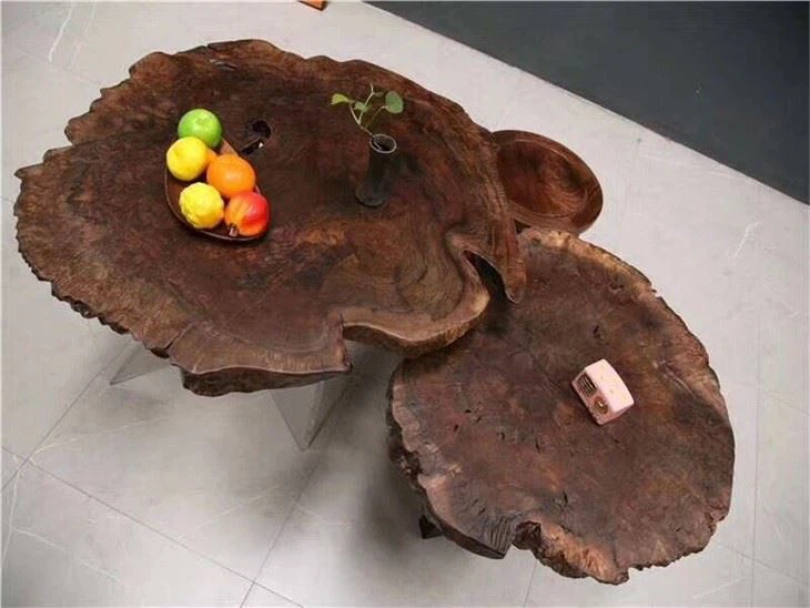 Solid Wood Tea Table For Sale 