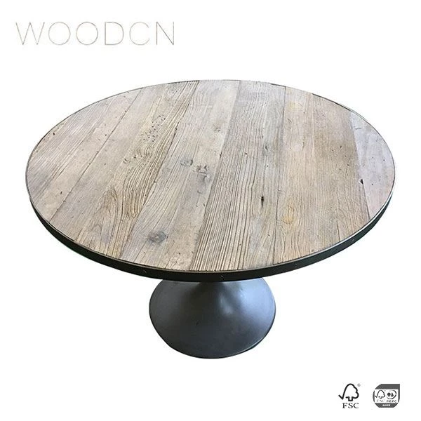 Tái chế Bàn ăn gỗ rắn Old Elm