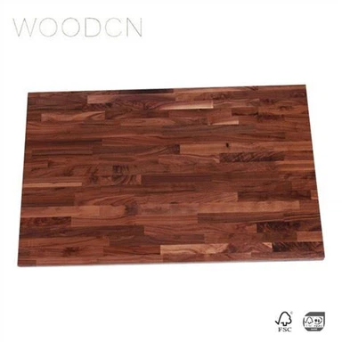Bàn ăn gỗ màu đen Walnut Butcher Block