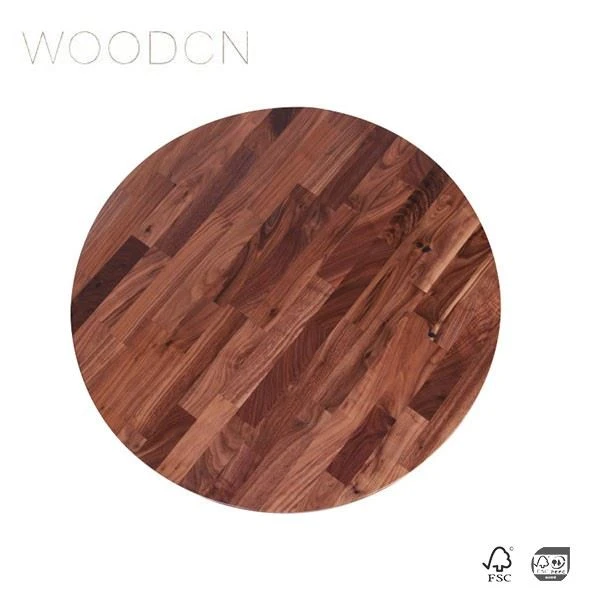 Walnut Wood Solid Wood Butcher Block Dining Table Top