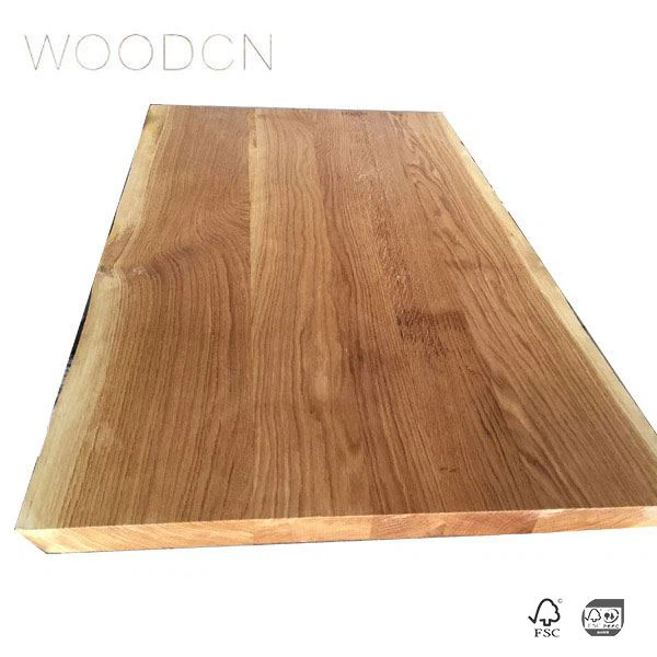 Bàn văn phòng phong cách dán cạnh gỗ sồi trắng