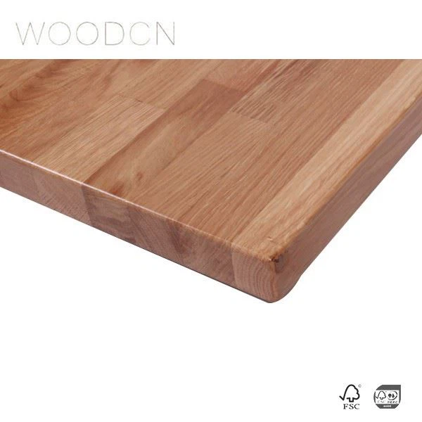 White Oak Edge Glued Style Office Desk Top Manufacturers
