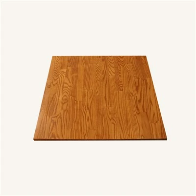 Solid Ash Wood Square Butcher Block Bàn cà phê Top trong Nhà cung cấp màu anh đào