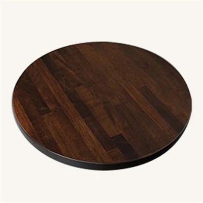Gỗ bằng gỗ sồi khối khối Block Bàn cà phê Top in Walnut Color Wholesale